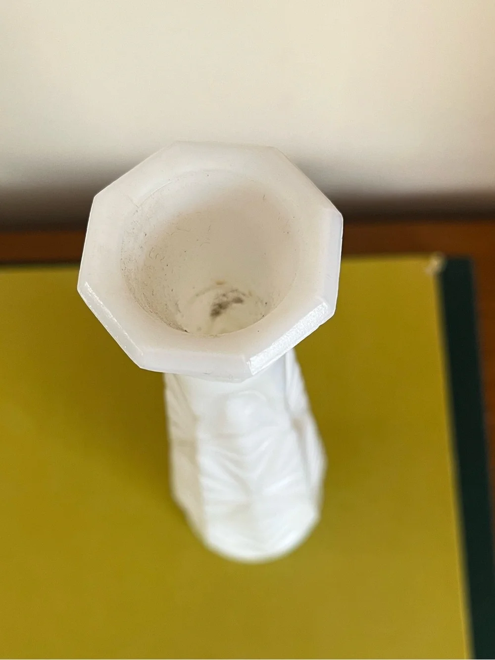 White Decorative Milk Glass Bud Vase - Brand Unspecified